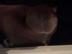 BBC HUGH CUMSHOT IN BASEMENT ON DRYER - Screenshot 14 of 16 - Huge Cumshot