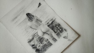 Erotic Art Of a Sexy PAWG Exhibitionist Latina Showing her Nude Body by The Ocean Unintensional ASMR