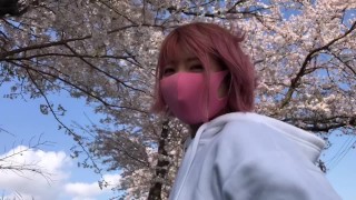SAKURA I Had My Sister-In-Law Give Me A Blowjob In My Brother's Car While An Oncoming Car Was Watching Me, Cum In Her