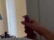 Preview 4 of Trying to get caught cumming by cleaning lady