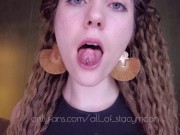 Preview 1 of Pierced tongue fetish