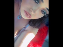 You Want This Spit All Over Your Dick Daddy?