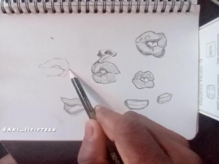 Desenhando Lábios (parte 5)