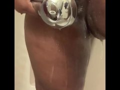 Using my shower head to cum!!