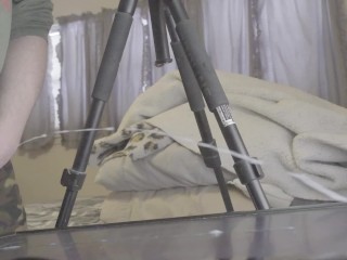 A really Massive Slow Motion Cumshot, really Big and Powerful Ropes in this One!