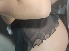 Maid with big ass gets fucked only in the ass by her boss