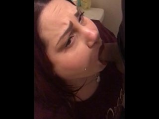 blowjob, vertical video, babe, blowing clouds