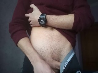 fit male, huge dick, masturbation, cazzo italiano