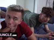 Preview 6 of Jake Lawrence Free Uses Two Little Twinks Carter DelRay and Zayne Bright Full Movie - SayUncle