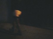 Preview 2 of Caminando sin bragas bajo la falda sexo en público pareja en la calle parte 2 noche mirones