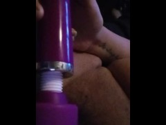 Vibrator masturbating to ASMR in my room POV