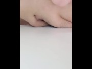 Preview 1 of SATISFIED WITH THE HELP OF THE CORNER OF THE TABLE ... Masturbation with furniture