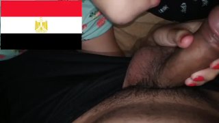 Sucking the fuck while my husband takes a nap, I wake him up to blowjobs