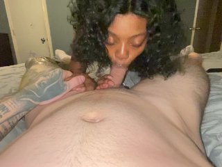 Pretty Eyed BlackTeen Mia Blowing My White_Cock