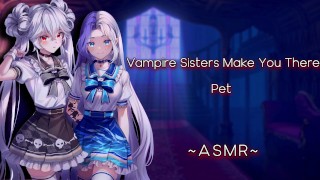 ASMR| [RolePlay] Vampire Step Sisters Make You Their Pet [Binaural/F4M]
