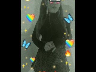 Shy and horny : your cute student touching herself at the bathroom until cum 💦💙😈