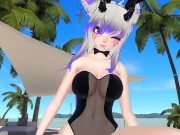 Preview 4 of Bunny femboy gives you a good time on the beach