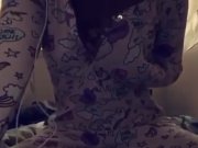 Preview 6 of Pillow humping orgasm in my pjs!