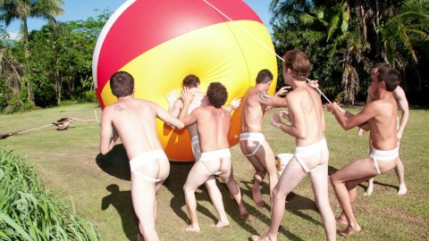 GAYWIRE - Haze Him: Big Balls And Jockstraps For The College Fraternity Pledges