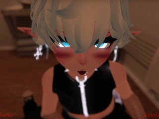 vrchat, vrchat femboy, anime, moaning
