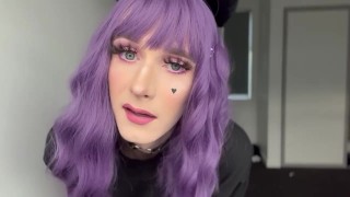 Cassie Moans Komm Mit Mir, Papa Morgen JOI Alt Transgender Mädchen Cassie