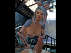 Cyber Bunny: Tease