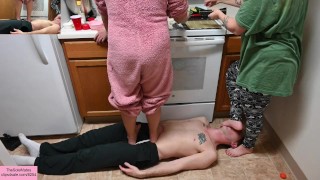 TSM - Dylan and Stitch trample me while making dinner
