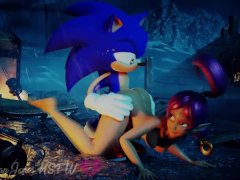 Sonic Fucks Shahra's Tight Genie Pussy in the Storm (ADR/ASMR Looped w/ Audio) Animation: Ganondork