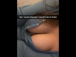 Tinder Date хочет трахнуть парня в Snapchat