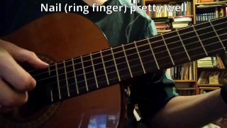 Why You Should Cut Your Nails Properly As a Guitarist (poorly cut nail vs semi-well cut)