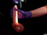 Cock Sounding Led Light Rod And Gloves