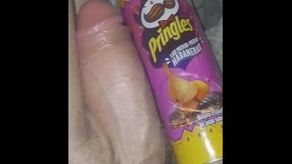 PRINGLES VS MY GIGANTIC FAT COCK