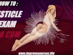 SHORT Self Genital Exam NO CUM Audio JOI - ASMR Nurse Sex Education Health Penis Examination How To