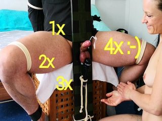 pillory bondage, verified amateurs, sperm, female domination