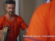 Preview 2 of Pitching Balls, Catching Cum/ MEN / Daniel, Alpha Wolfe