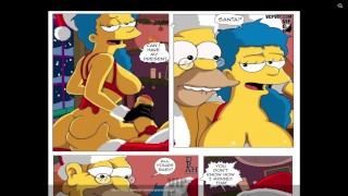 Sitcom Comic Porn Cartoon Porn Parody The Simpsons Christmas Special
