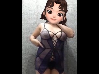 vertical video, big tits, lenceria sexy, solo female