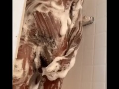 big pretty dick in the shower