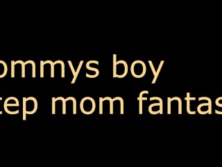 ママと話すSTEP MOMMY FANTASYオーディオステップ息子は、あなたが彼を手コキするとあなたのミルクを吸います