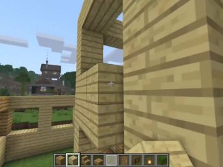 How to BuildA Modern Wood House_in Minecraft