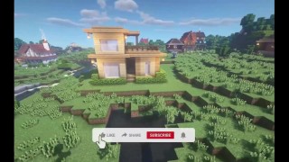 Como construir uma moderna casa de madeira em Minecraft