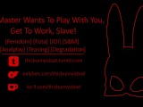 [Badz Bunny JOI] "Your Master Wants To Play With You... Get To Work, Slave!"