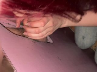 Cuckold Bf Watches and Films Me Sucking a_Big Strangers Dick atGloryhole