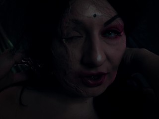 JOI Instrucción De Masturbación Con Strap-on - Dominando Bruja De Horror Hablando Sucio - MILF Arya Grander