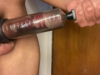 Deixando Meu Pau Cheio De Veias e Gigante com Uma Técnica que Aprendi no Pornhub
