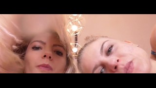 POV Spittoon for young arrogant blond goddesses! Missy and Princess Kirstin spit POV on you!