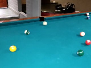 Playing Some_Pool Games with My Stepsister Ends in_Hardcore Sex