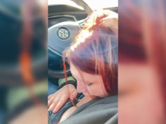Sucking His PERFECT COCK While Hiking and Finishing Him Off in the CAR
