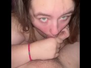 Preview 3 of Barely legal slut sucks cock and gets her tight pussy filled with cum