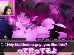 エロゲーム実況したらエチエチ展開に我慢できなくなってセックス始まっちゃう素人カップル　腰振り　対面座位　腰使い　ハメ撮り　サキュバス　かわいい　巨乳　素人　カップル　投稿　個人撮影　日本人　えむゆみ - Screenshot 1 of 16 - 日本人 かわいい